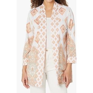 MULTIPLES Women's 3/4 Sleeve Kimono Jacket Sz XS * Wom1108